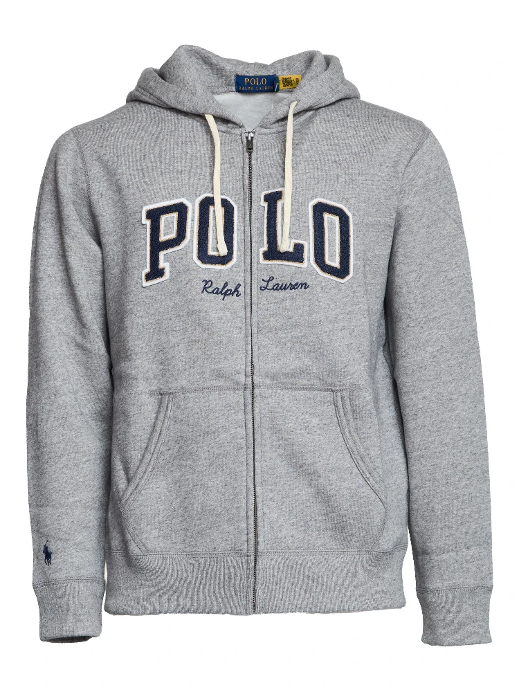 Felpa Con Cappuccio E Cerniera