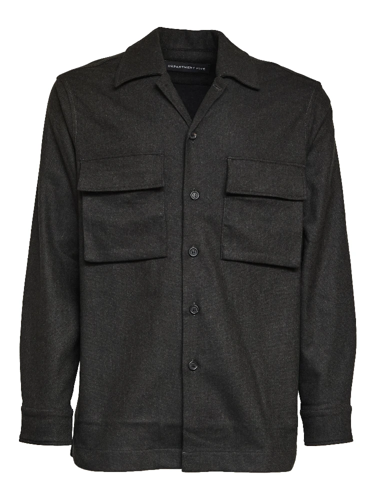Overshirt Gocentre In Stile Militare