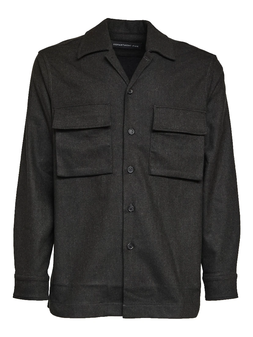 Overshirt Gocentre In Stile Militare