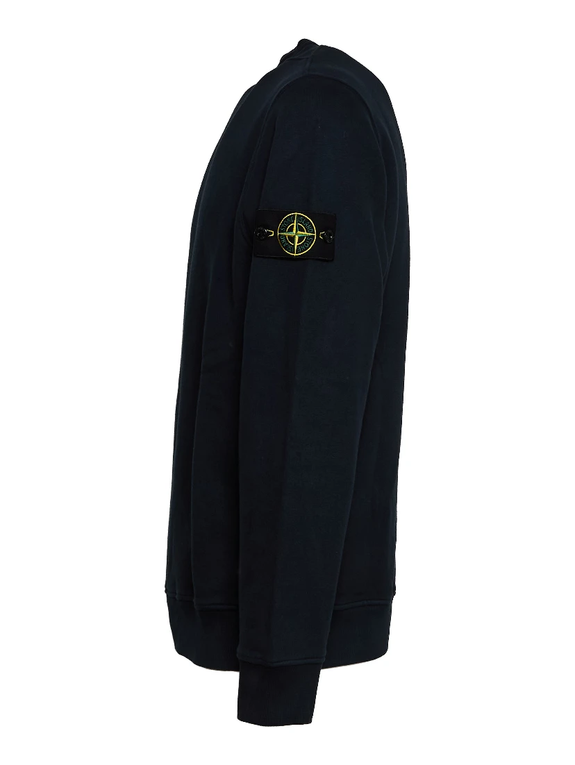 Felpa Girocollo Brushed Organic Cotton Fleece