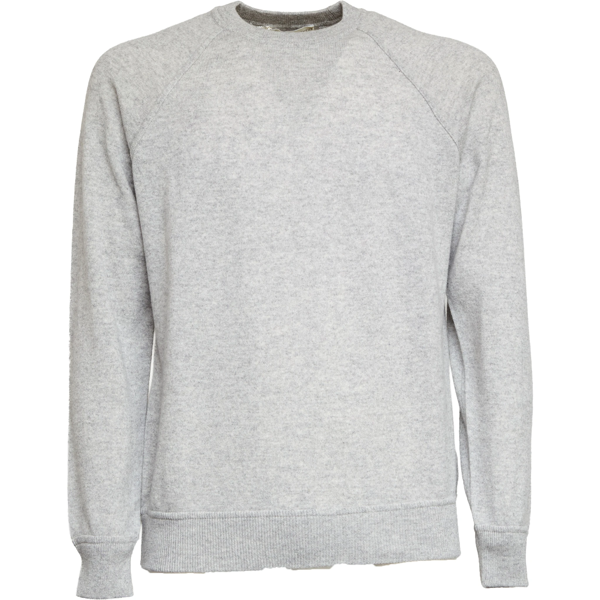 Maglia Felpa Girocollo Raglan In Lana, Cashmere