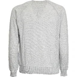 Maglia Felpa Girocollo Raglan In Lana, Cashmere