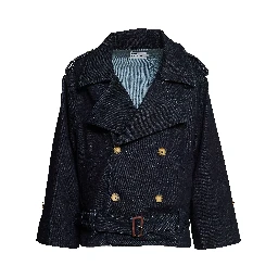 Denim Trench Jacket