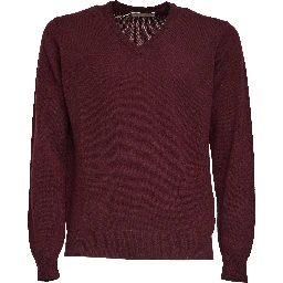 Maglia Scollo V In Lana, Cashmere