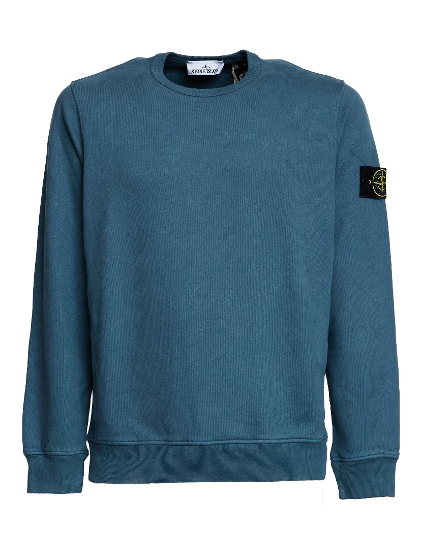 Felpa Girocollo Brushed Organic Cotton Fleece