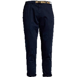 Pantaloni Lunghi Pima Cotton Distressed