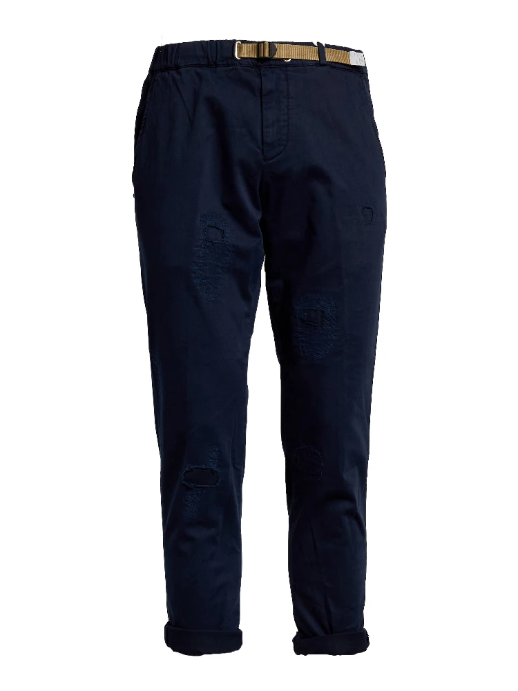 Pantaloni Lunghi Pima Cotton Distressed