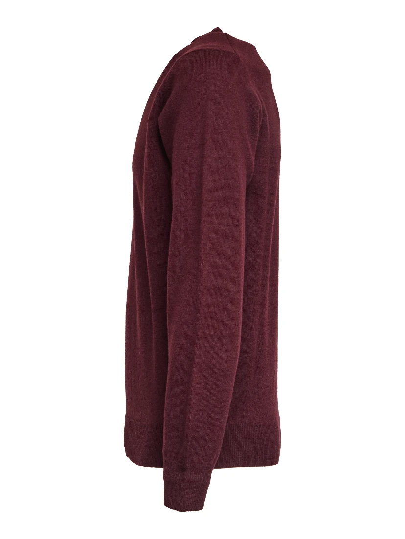 Maglia Scollo V In Lana, Cashmere