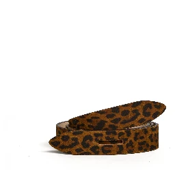Cintura Lecce In Pelle Leopardata Da Annodare