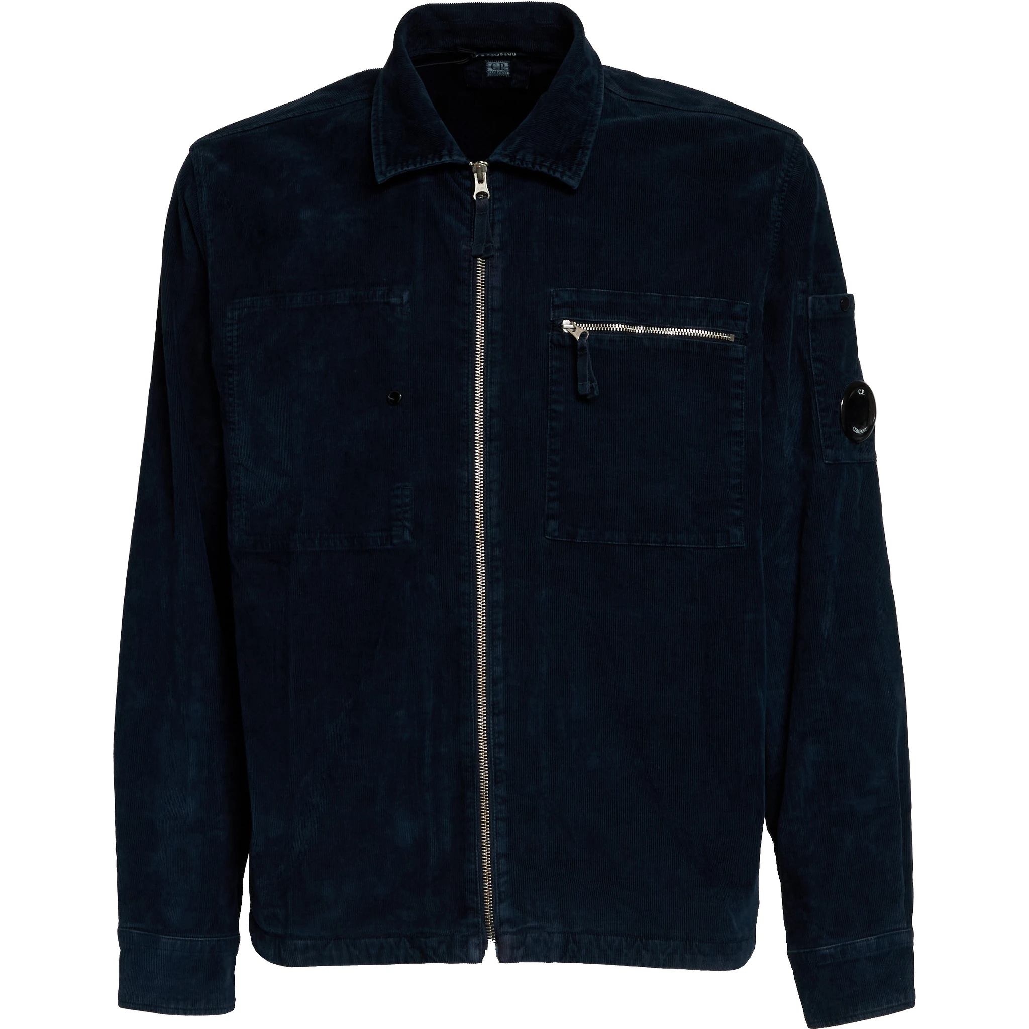 Corduroy Lens Zipped Overshirt