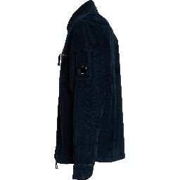 Corduroy Lens Zipped Overshirt