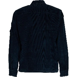 Corduroy Lens Zipped Overshirt