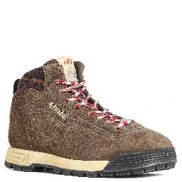 Malga Mid In Suede E Cordura Pepper, Black, Red