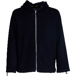 Parka In Panno Double Con Zip In Lana