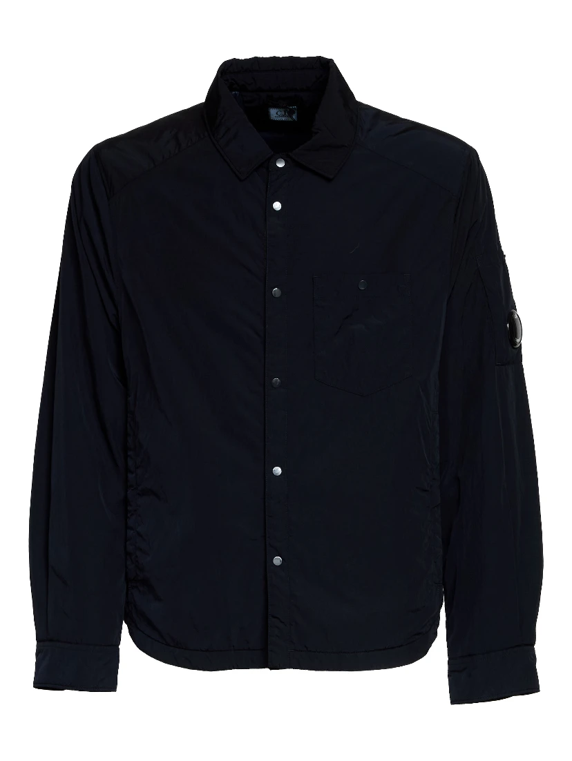 Chrome-R Lens Button Overshirt Padded