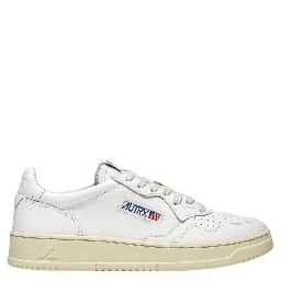 Sneakers Medalist Low In Pelle Bianca