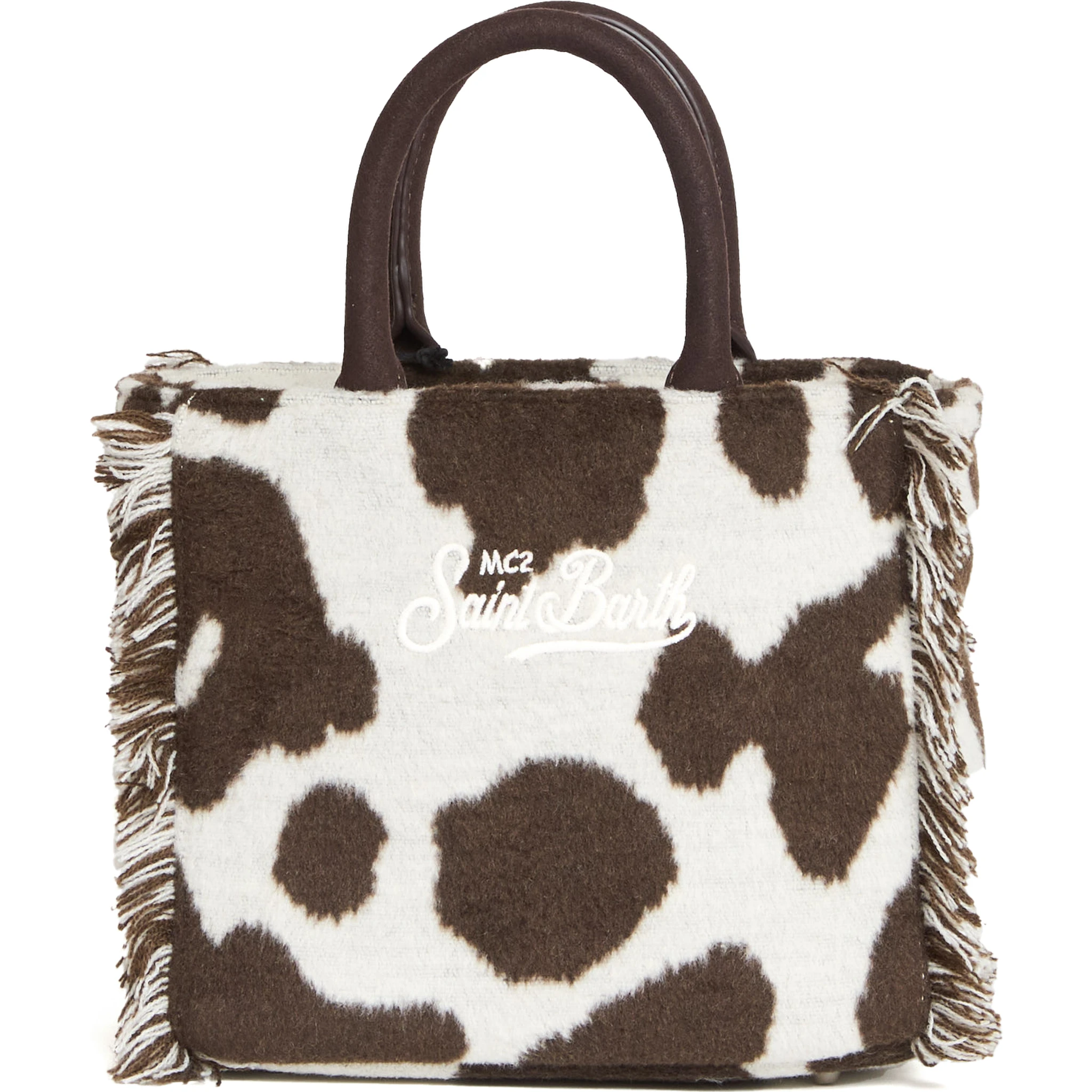 Borsa Vanity Mini In Feltro Muccata