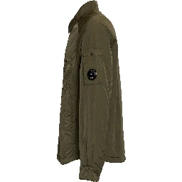 Chrome-R Lens Button Overshirt Padded