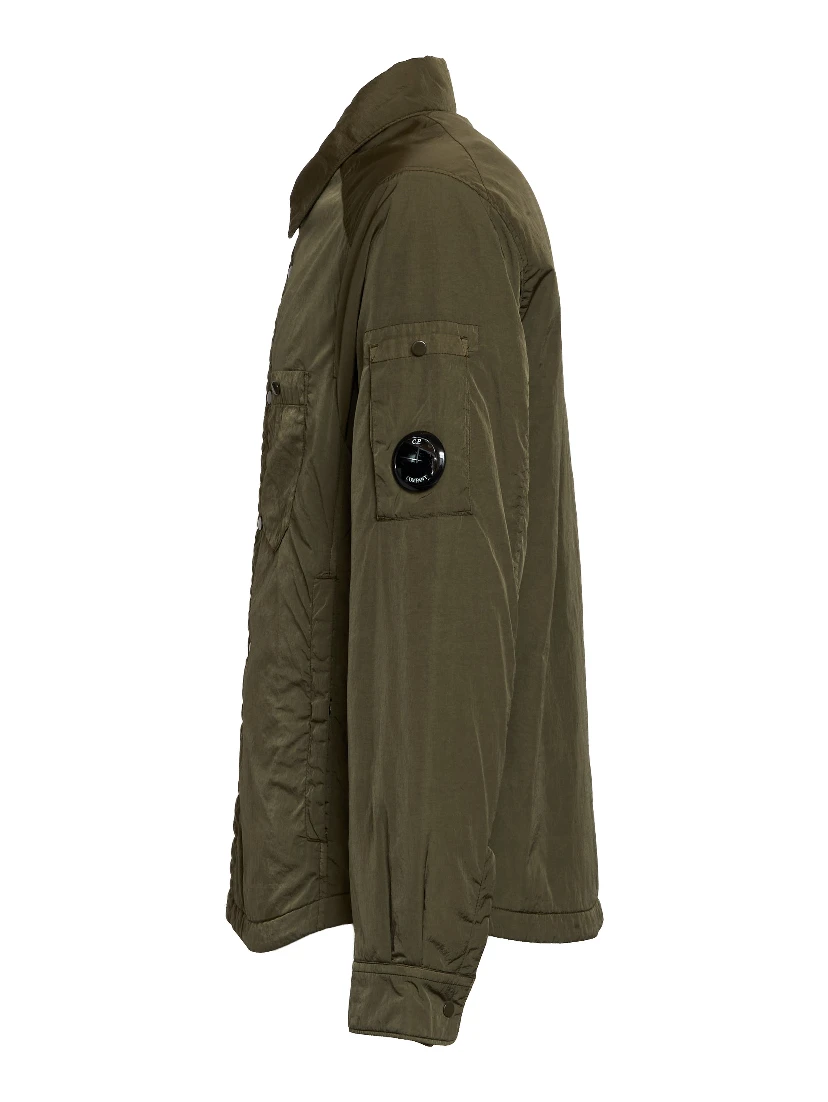 Chrome-R Lens Button Overshirt Padded