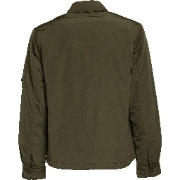 Chrome-R Lens Button Overshirt Padded