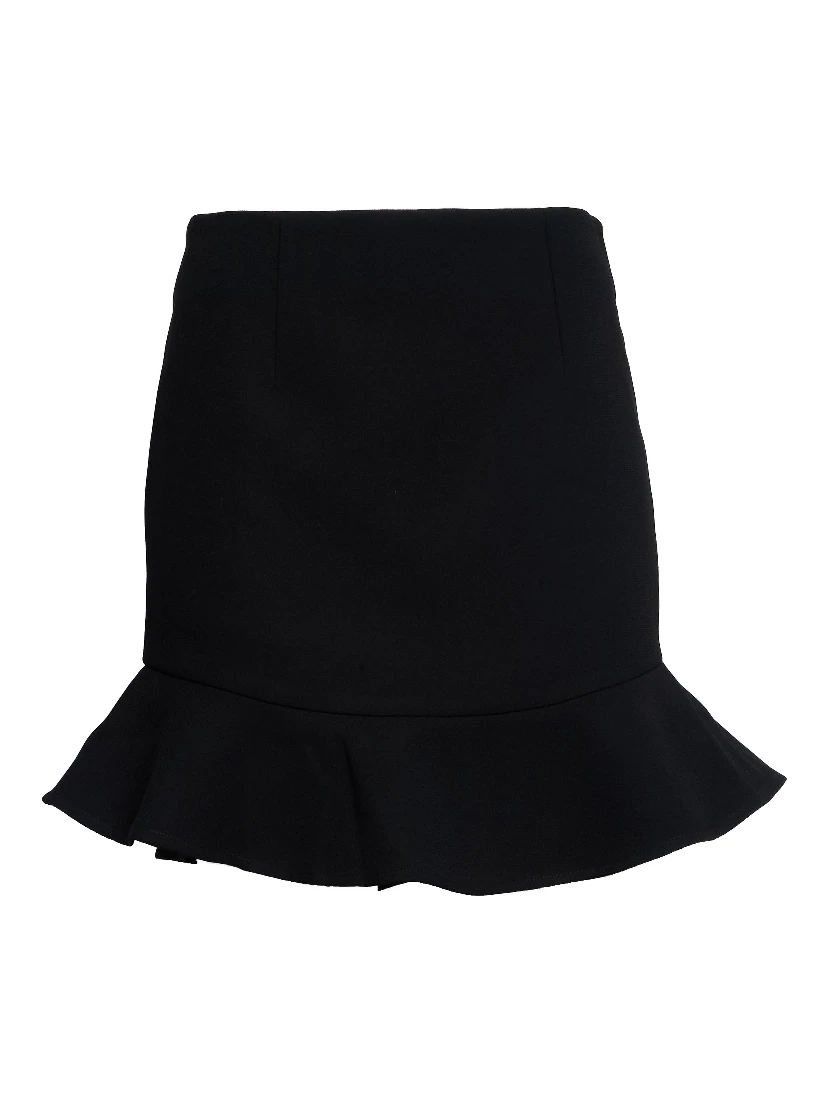 Gonna Rosita Mini Elegante Con Voilant