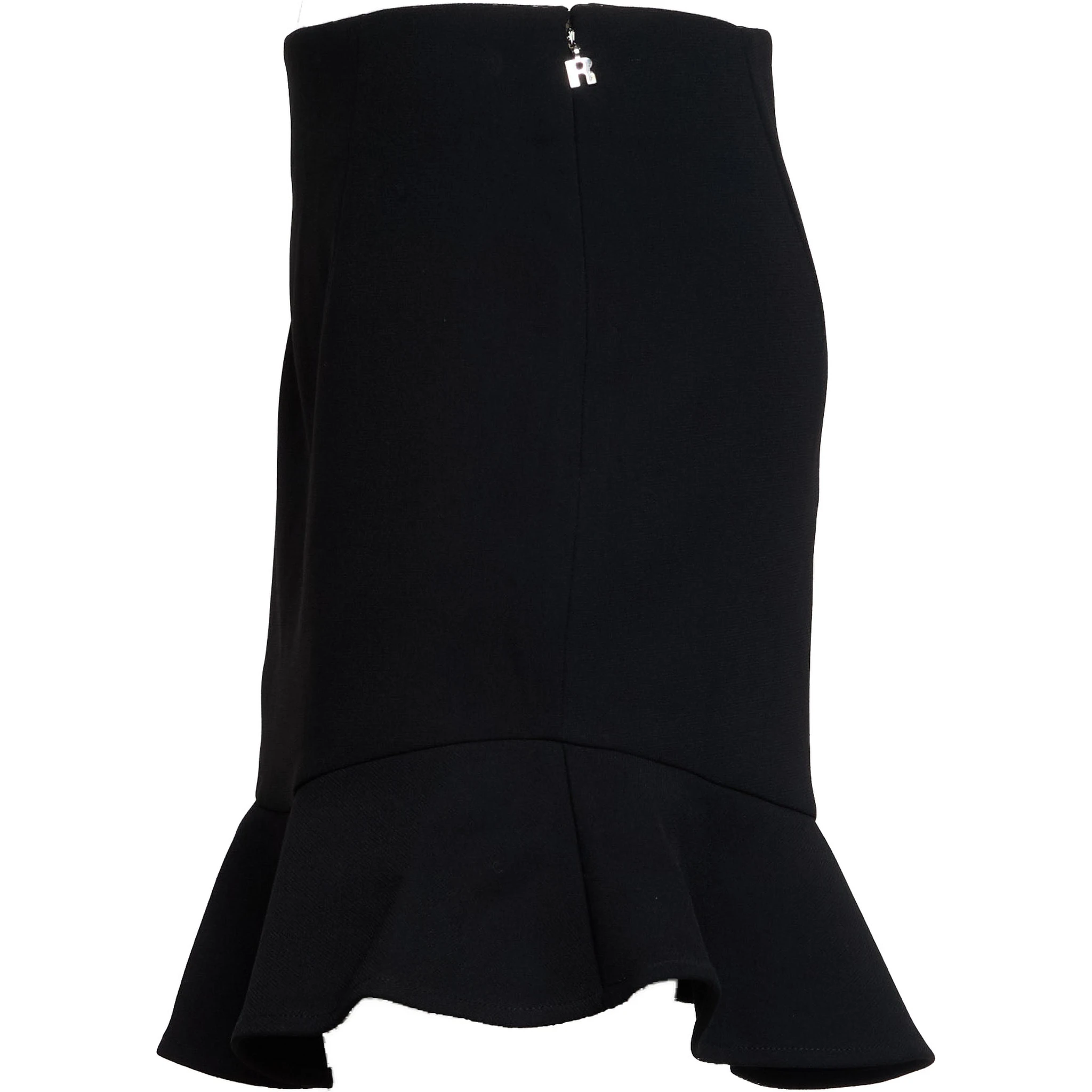 Gonna Rosita Mini Elegante Con Voilant