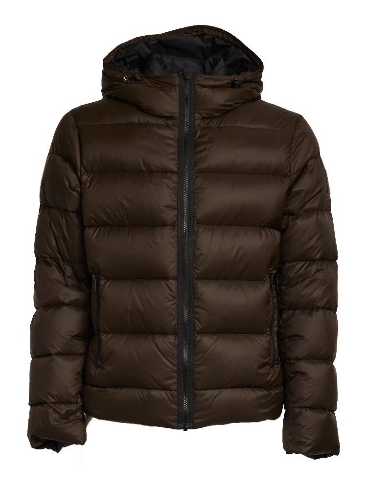 Piumino Corto DB Front Piuma Cappuccio