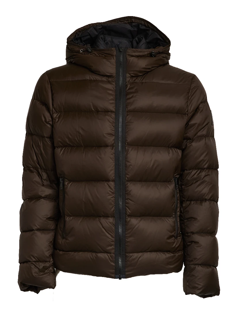 Piumino Corto DB Front Piuma Cappuccio