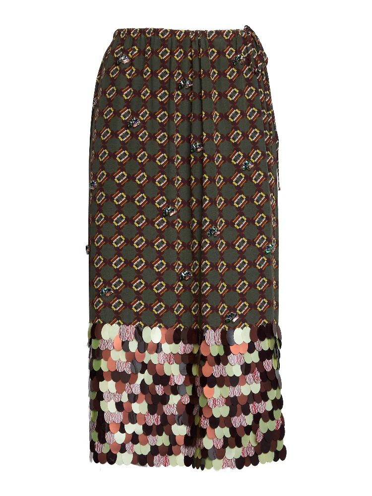 Scotta Long Emb 2072 W.W. Skirt