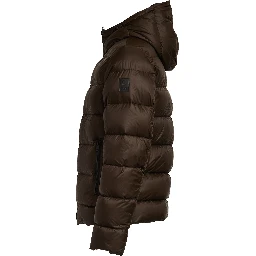 Piumino Corto DB Front Piuma Cappuccio