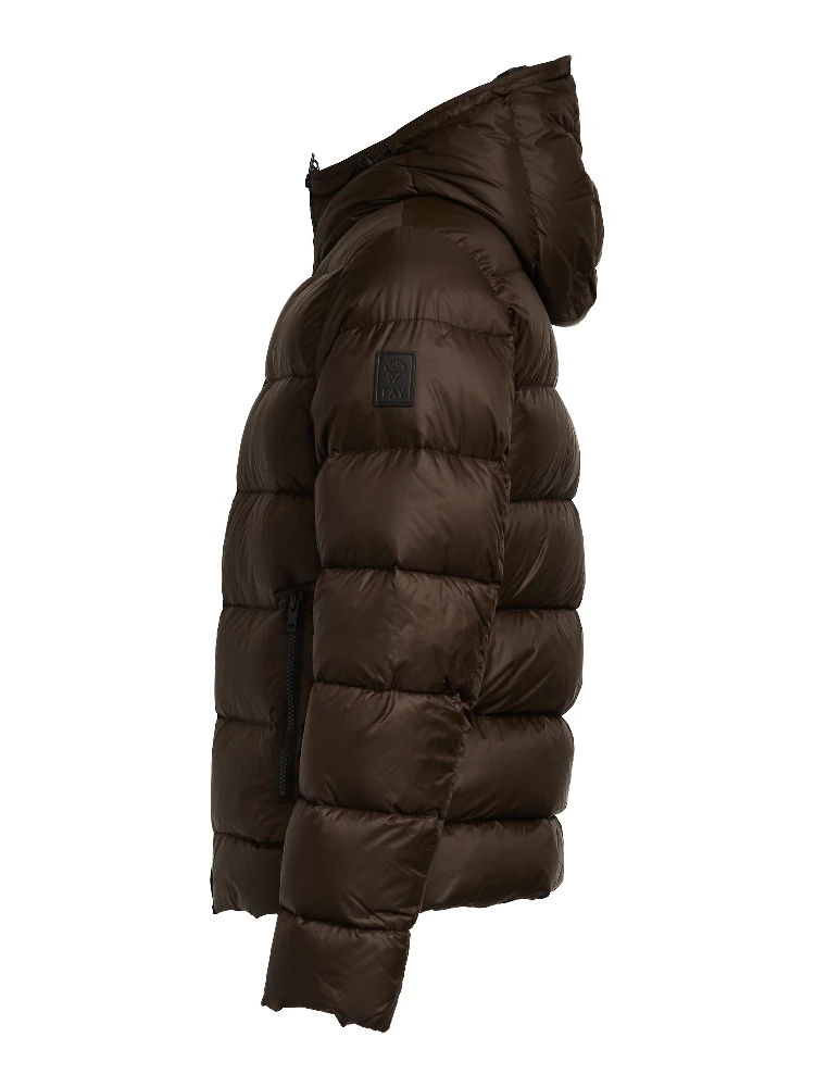 Piumino Corto DB Front Piuma Cappuccio alternative