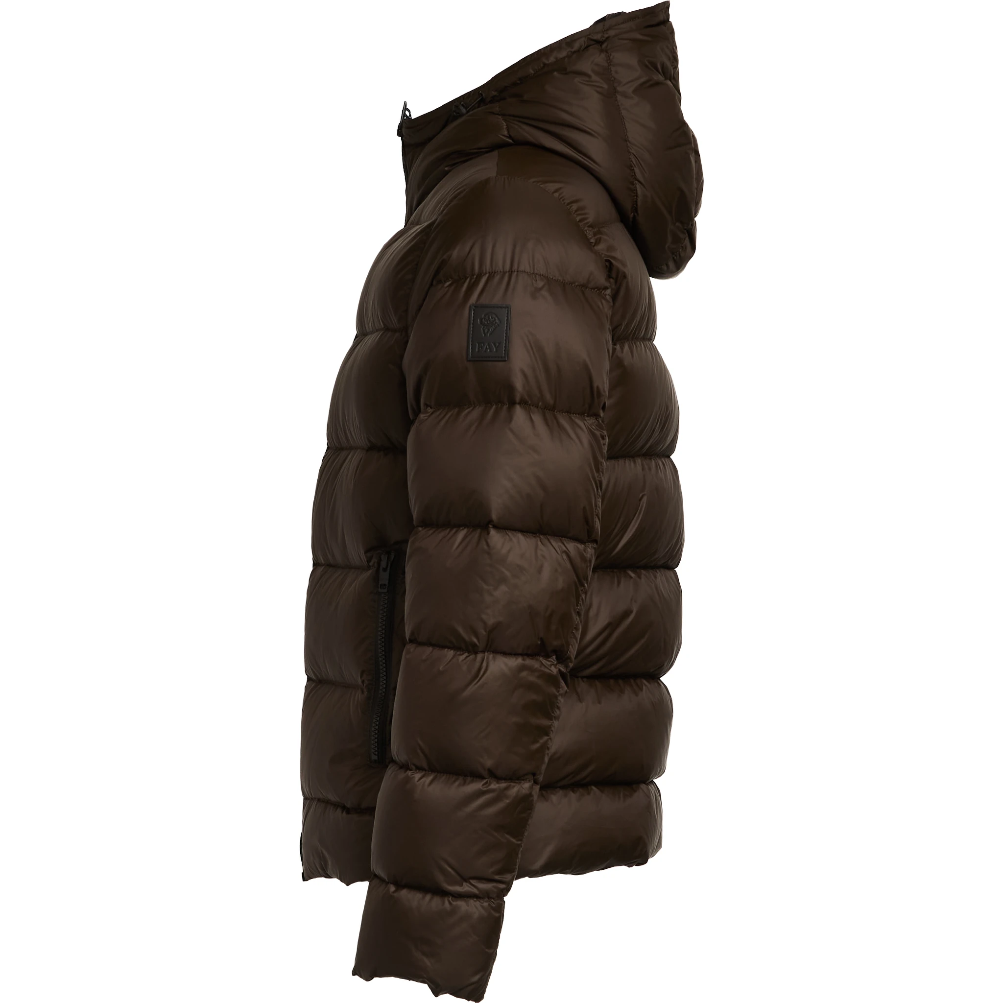 Piumino Corto DB Front Piuma Cappuccio