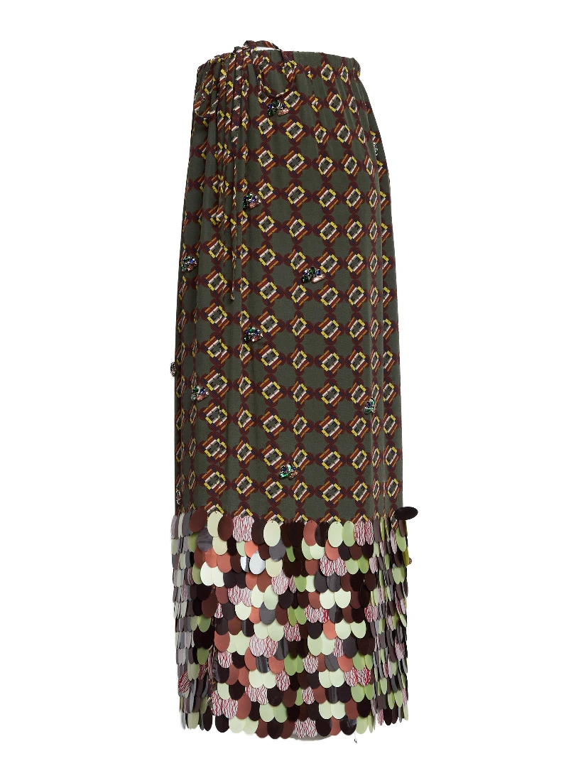 Scotta Long Emb 2072 W.W. Skirt