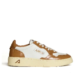 Sneakers Medalist Low Bianco, Brown Sugar