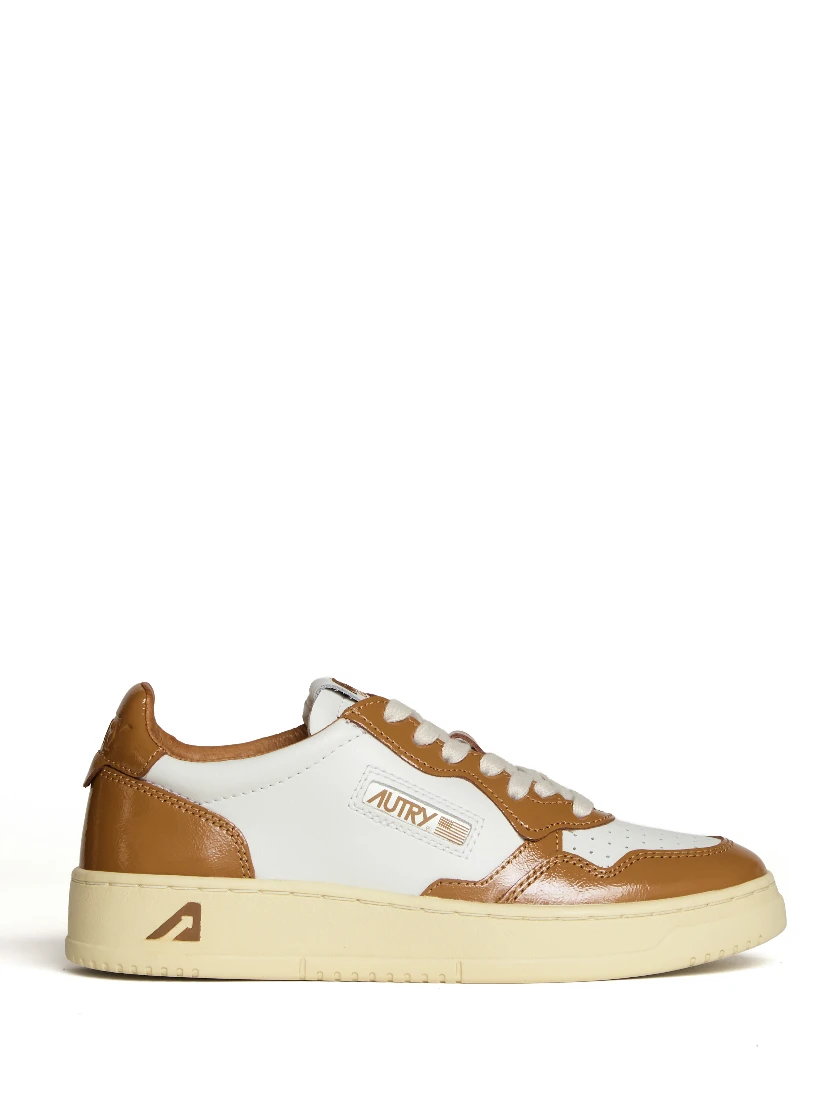 Sneakers Medalist Low Bianco, Brown Sugar