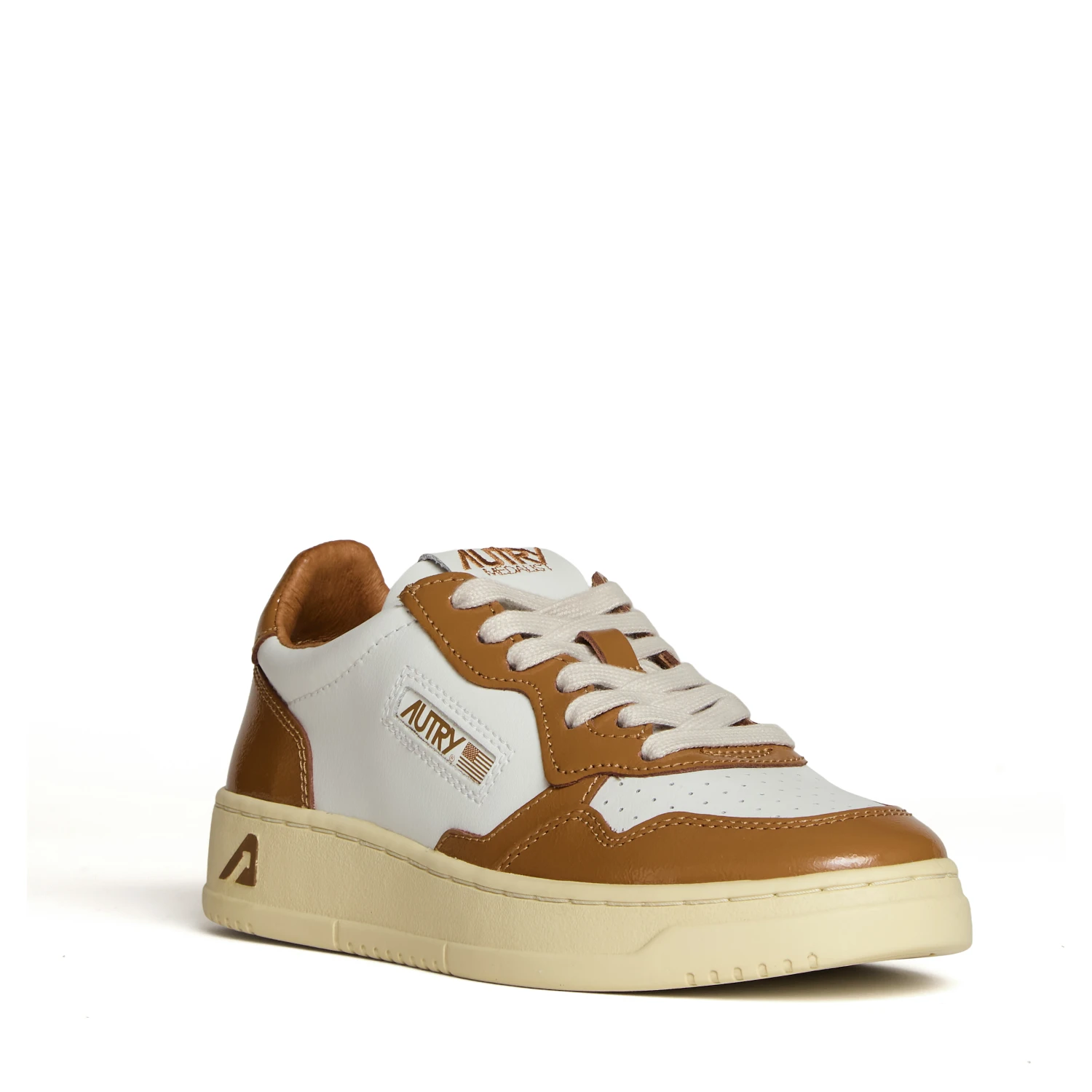 Sneakers Medalist Low Bianco, Brown Sugar