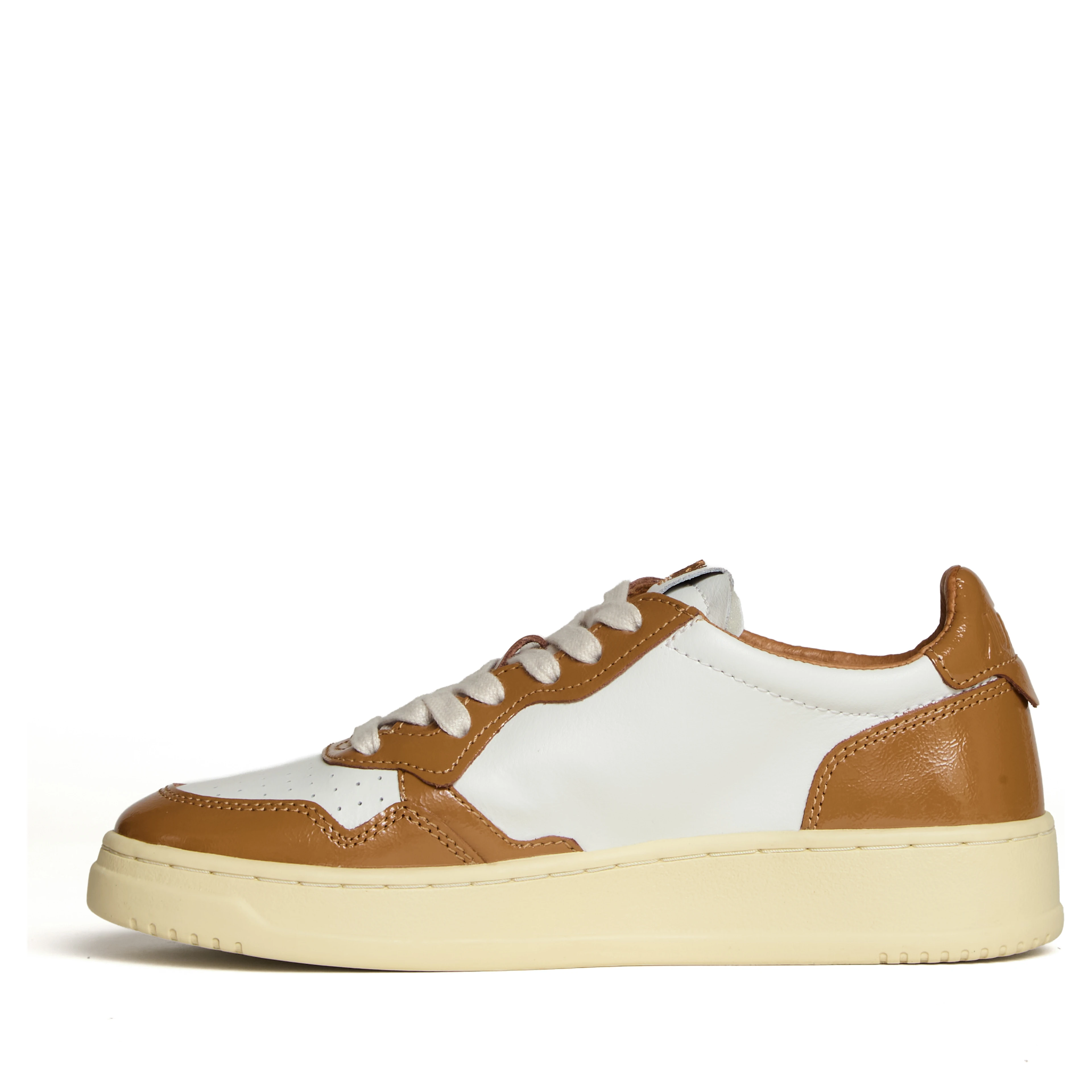 Sneakers Medalist Low Bianco, Brown Sugar