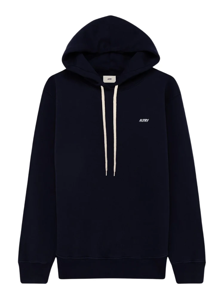 Felpa Con Cappuccio E Logo Autry Ricamato