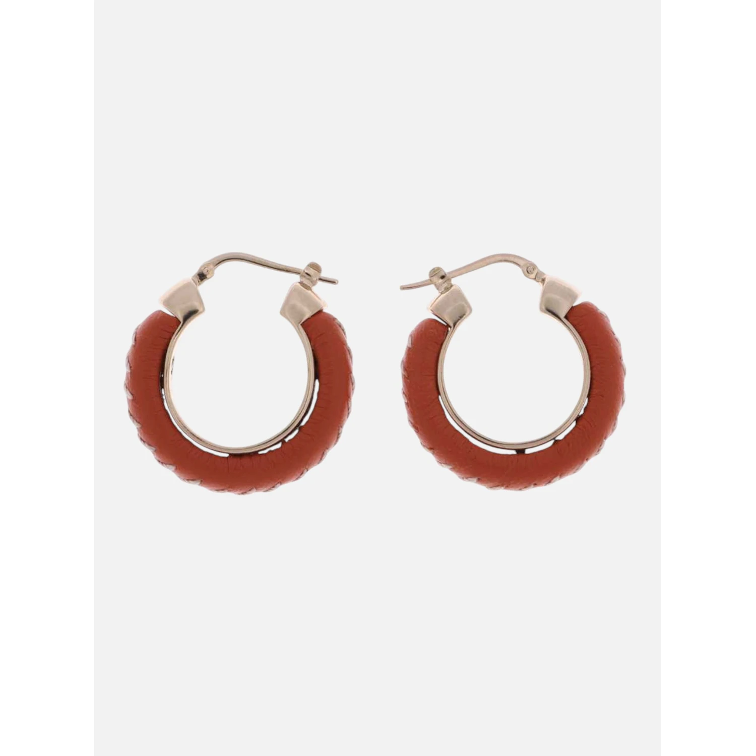 Leather Kattie Hoop Earrings