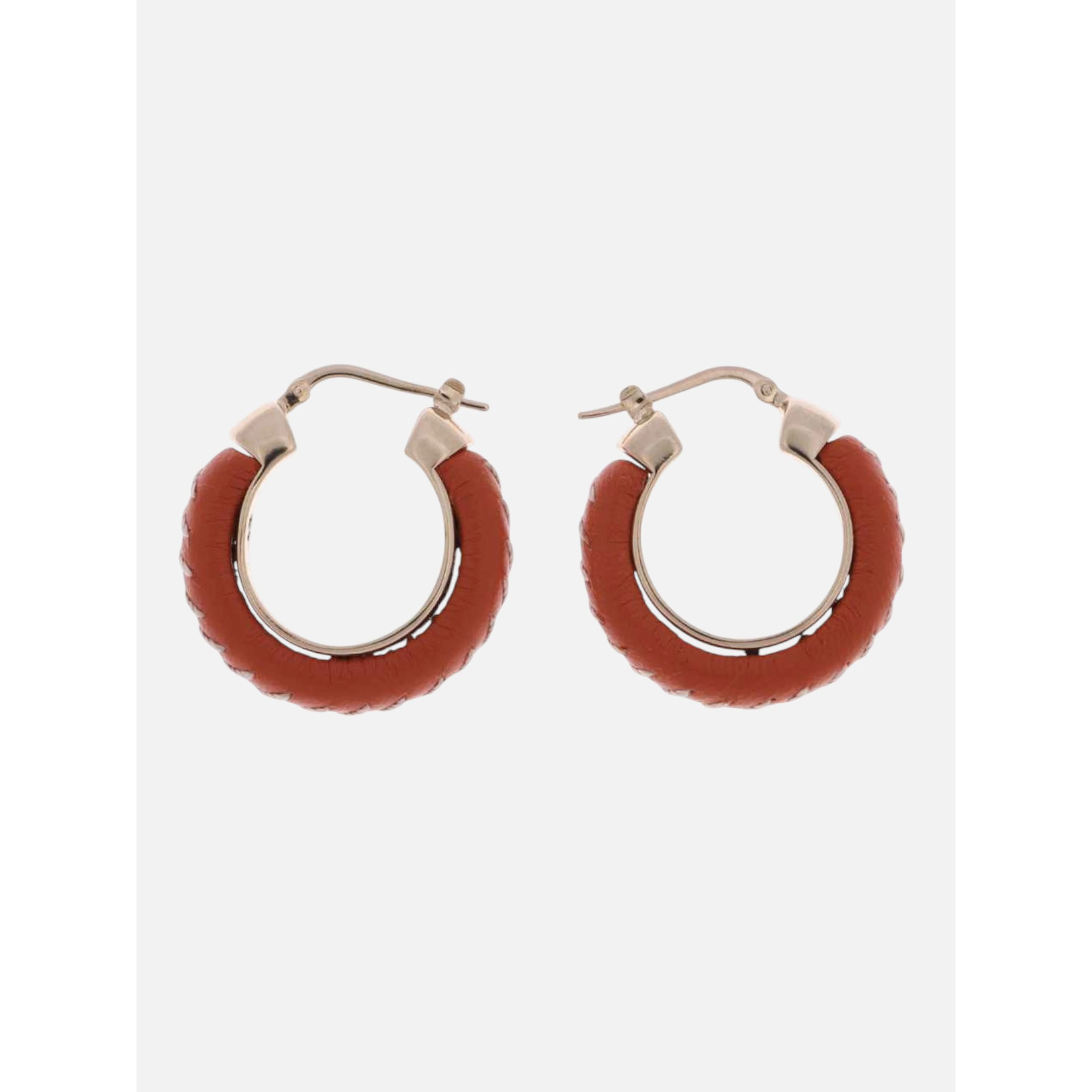 Leather Kattie Hoop Earrings