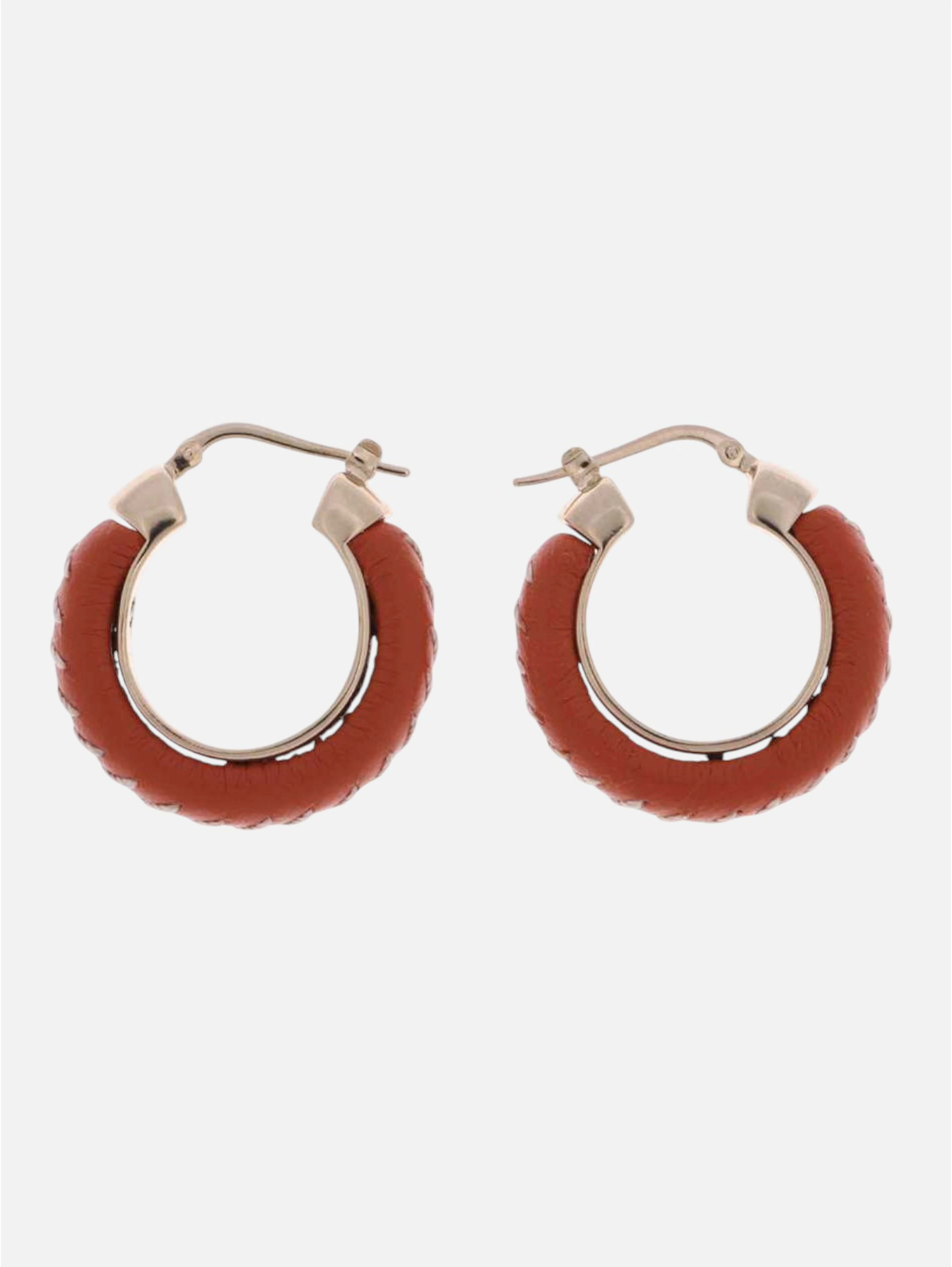 Leather Kattie Hoop Earrings