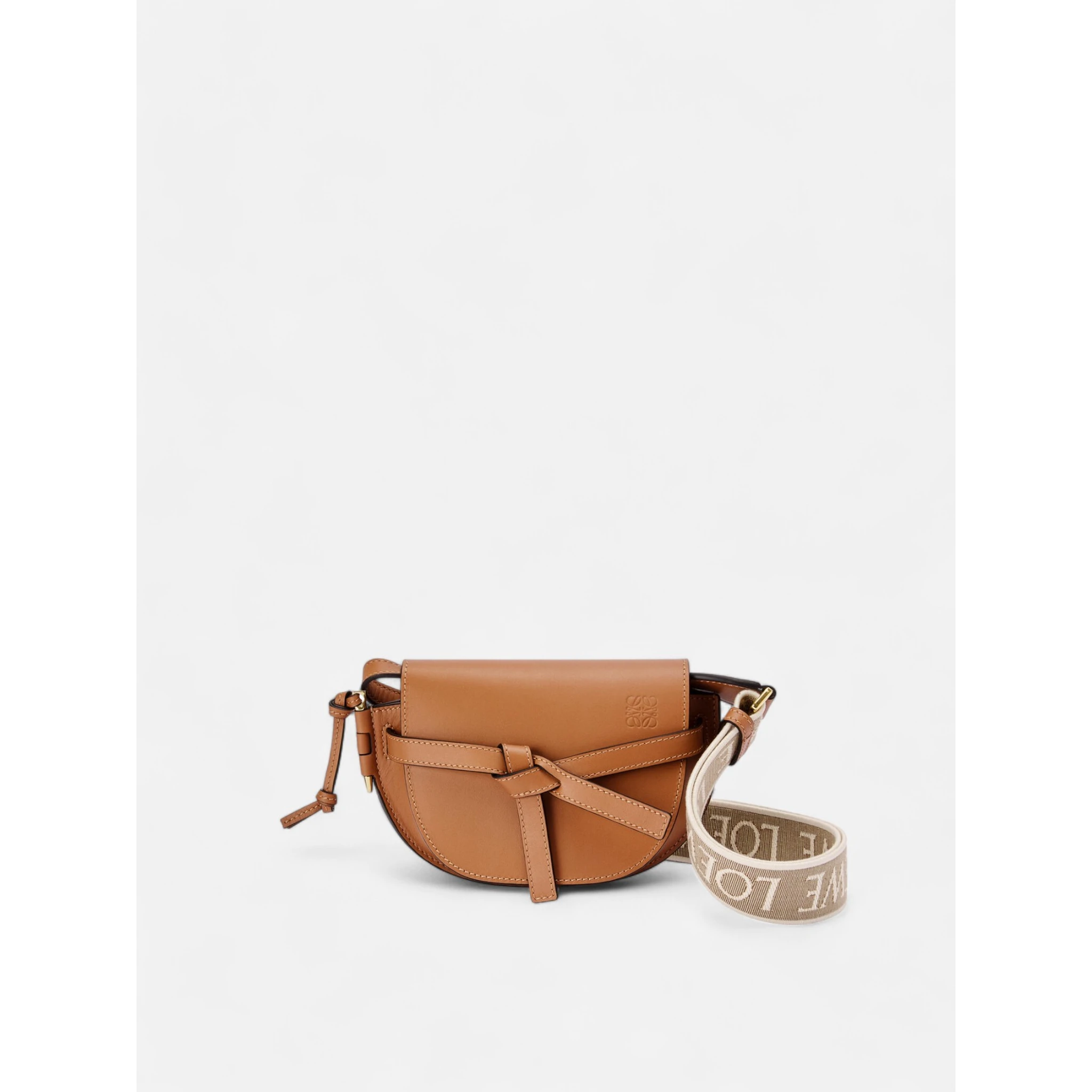 Mini Gate Leather Dual Cross-body Bag