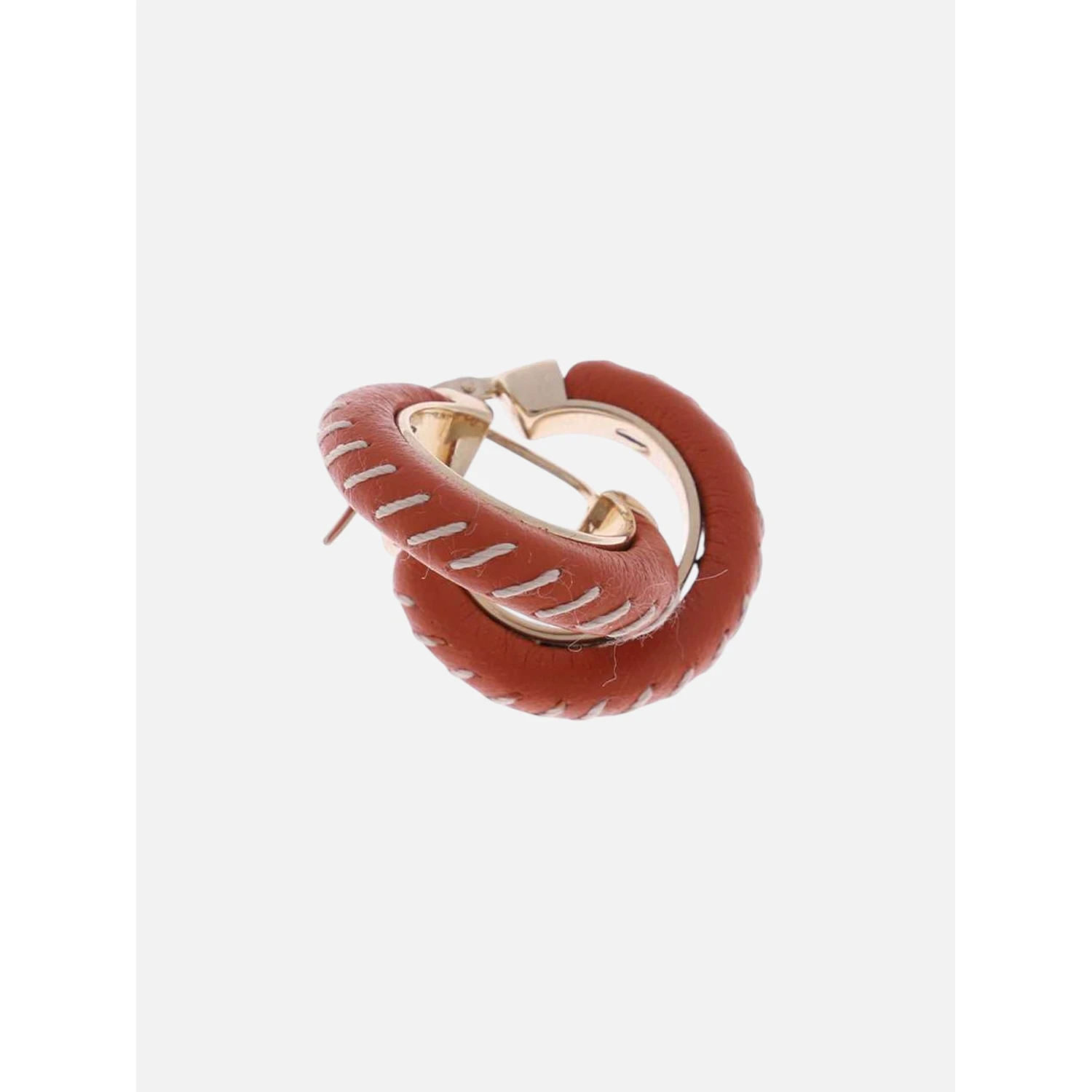 Leather Kattie Hoop Earrings