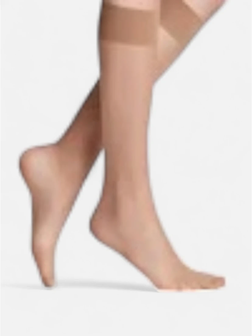 FALKE PURE MATT knee-high socks