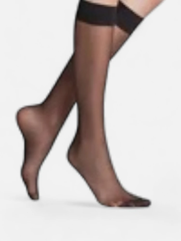 FALKE PURE MATT knee-high socks