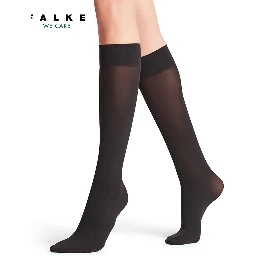 FALKE PURE MATT knee-high socks
