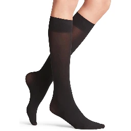 FALKE PURE MATT knee-high socks