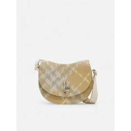 Medium Rocking Horse Check Woven Saddle Bag