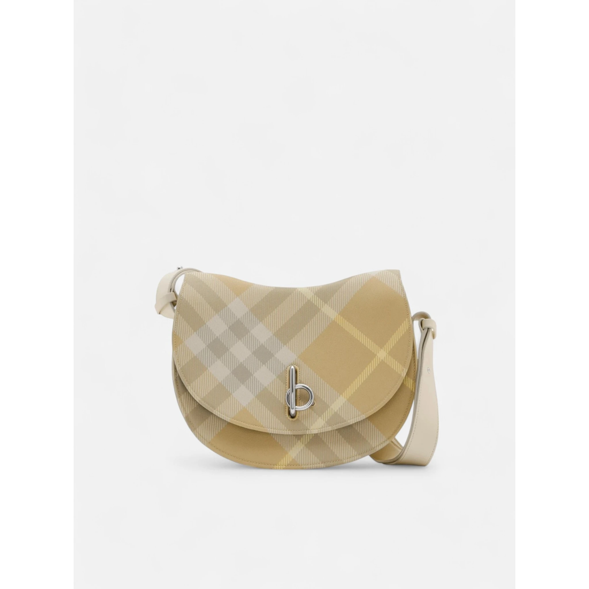 Medium Rocking Horse Check Woven Saddle Bag