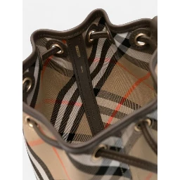 Mini Check bucket bag